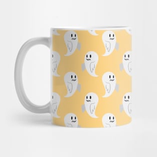 Light Yellow Ghost Pattern Mug